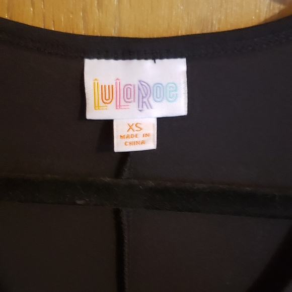 SOLD Lularoe Dani dress solid black - Picture 3 of 5